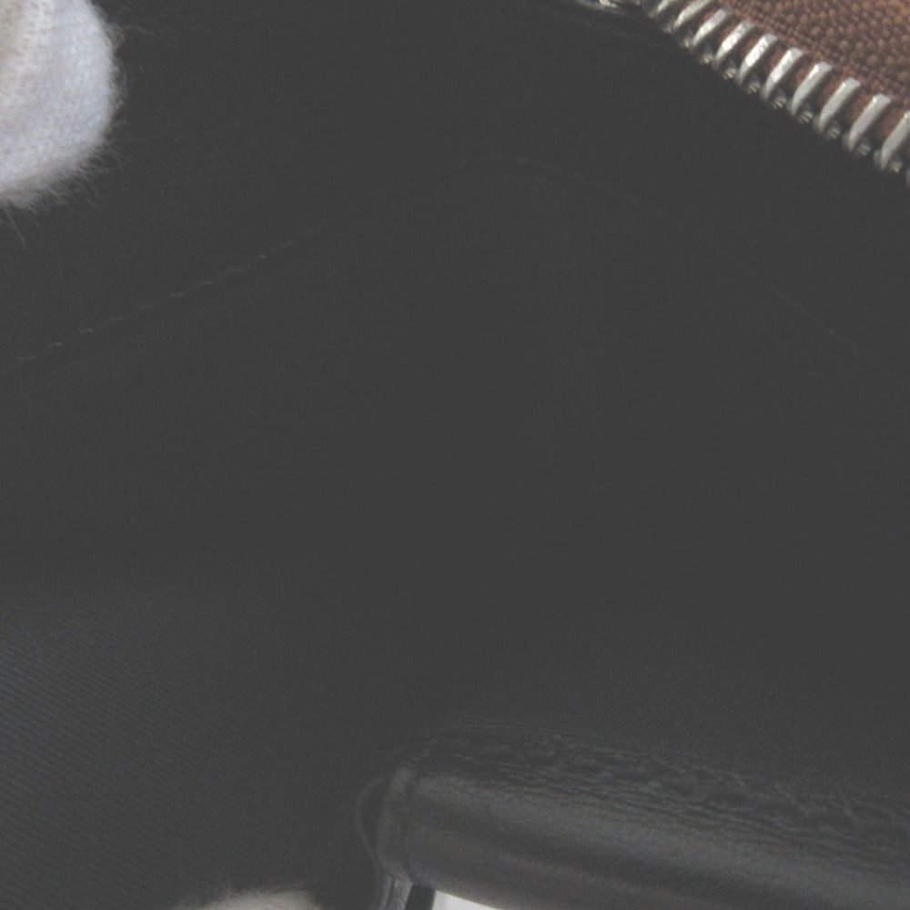Loewe Puzzle Made Leather Brown Pink Ivory Zip Around Wallet — view 4