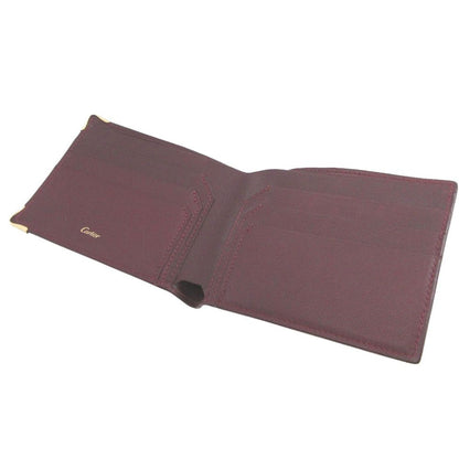 Cartier Must Line Leather Bordeaux Wallet — view 3