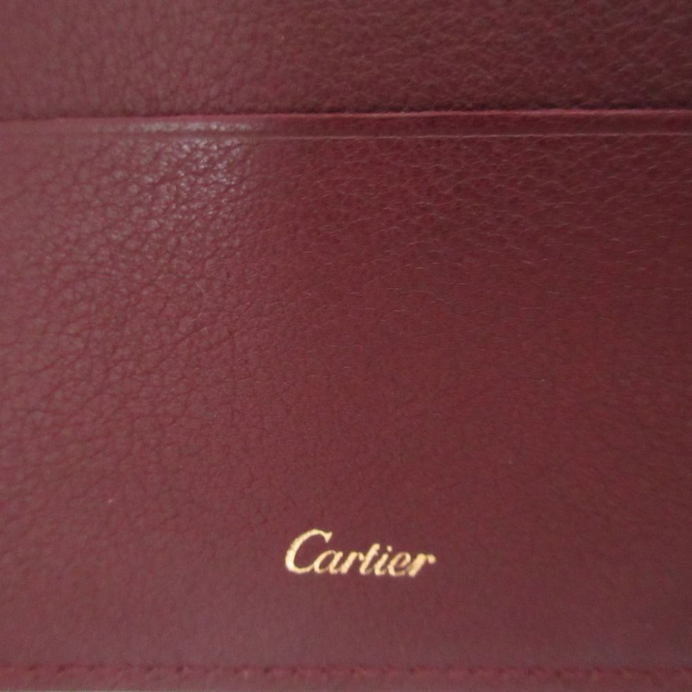 Cartier Must Line Leather Bordeaux Wallet — view 6