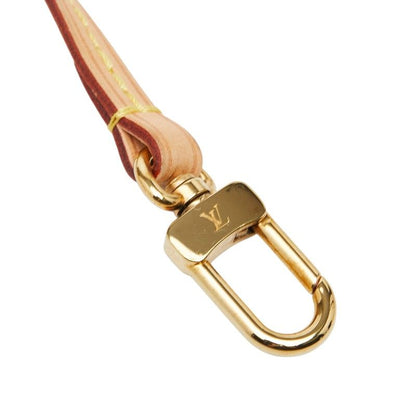 Louis Vuitton Pochette Strap Beige Leather Plated — view 4