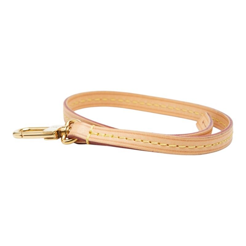 Louis Vuitton Pochette Strap Beige Leather Plated — view 2
