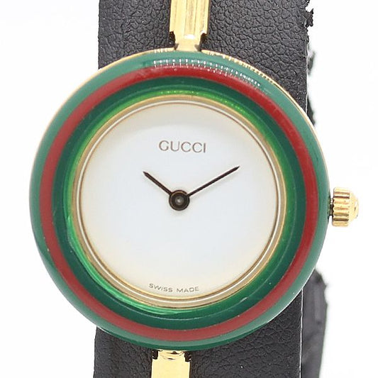 Gucci Box Replacement with Bezel 11 12.2 Quartz White Dial Change Watch
