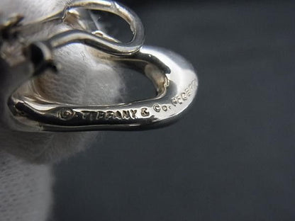 Tiffany & Co Earrings Elsa Peretti Open Heart Silver Clip on — view 4