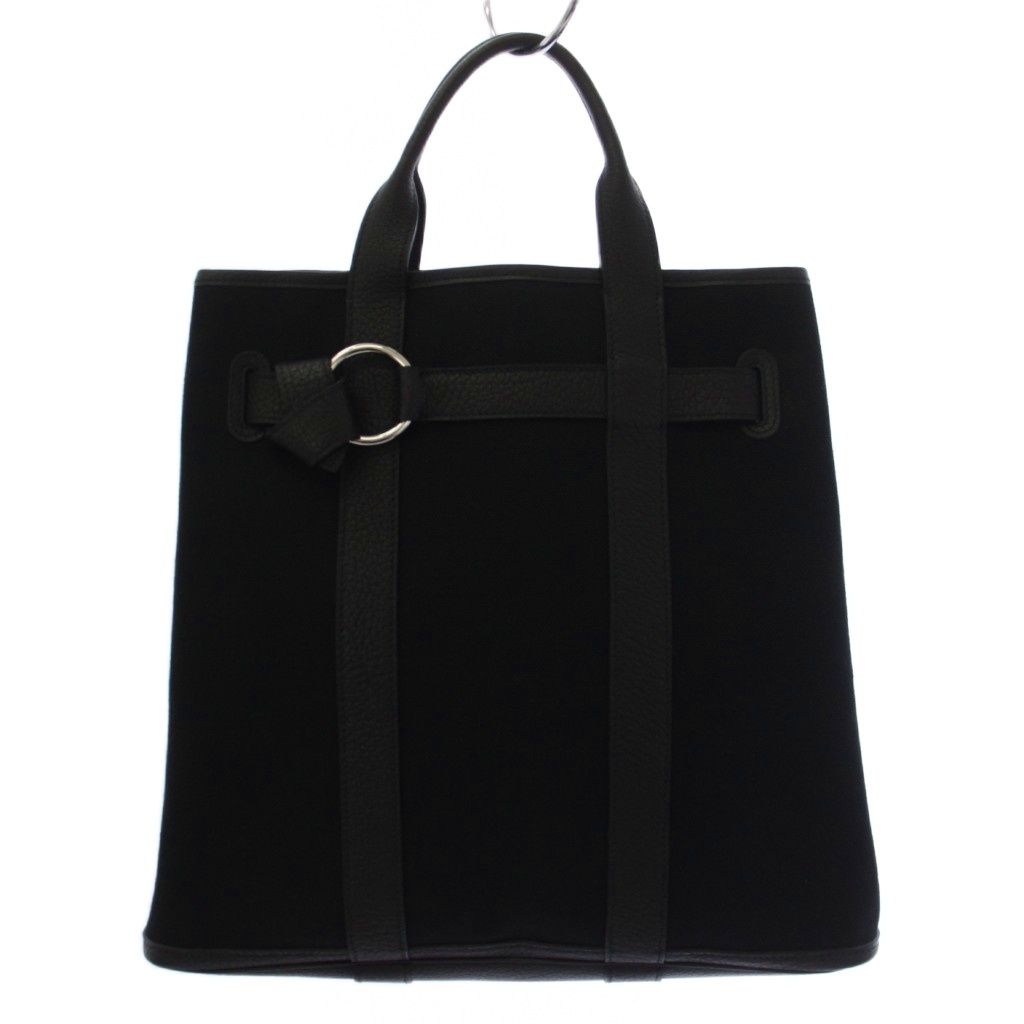 Hermes Petite Ceinture File Tote Black KH