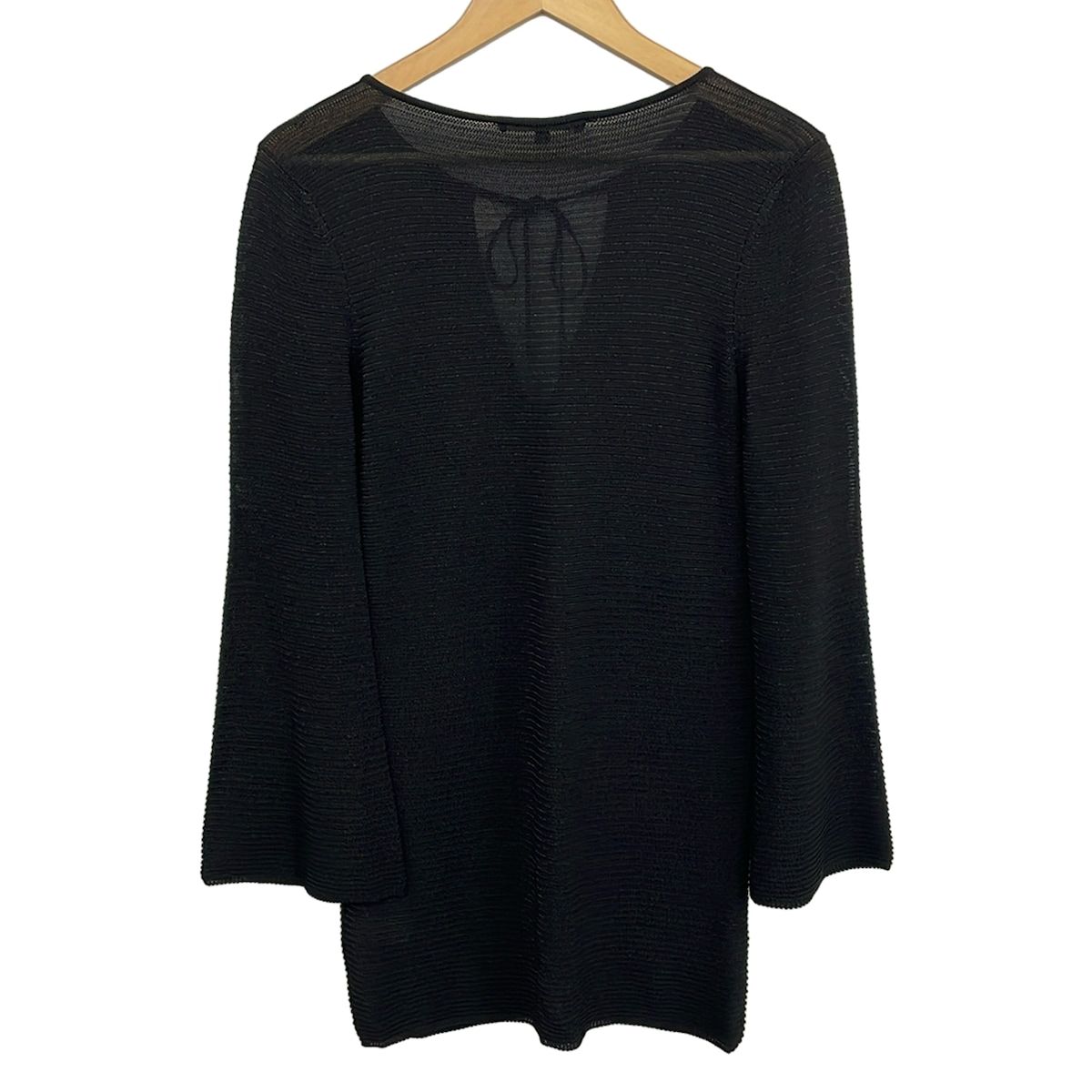 Gucci Long Sleeve Sweater S Black Kaftan Knit — view 2