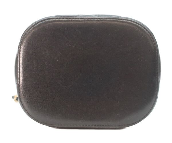 Chanel Black Gold Lamb Trendy CC 2-Way Vanity — view 5