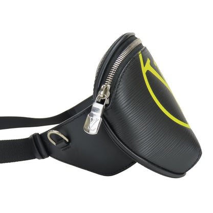 Louis Vuitton Belt Bag LV Circle Epi Leather Noir Black Yellow Crossbody Waist — view 4