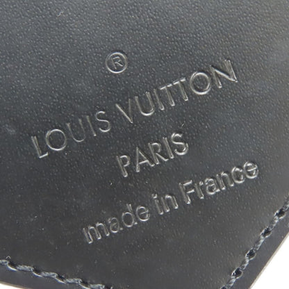 Louis Vuitton Key Holder LV Circle Epi Leather Noir Black Yellow Back Charm — view 7