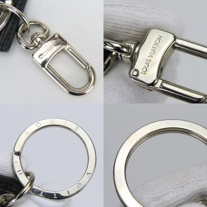 Louis Vuitton Key Holder LV Circle Epi Leather Noir Black Yellow Back Charm — view 9