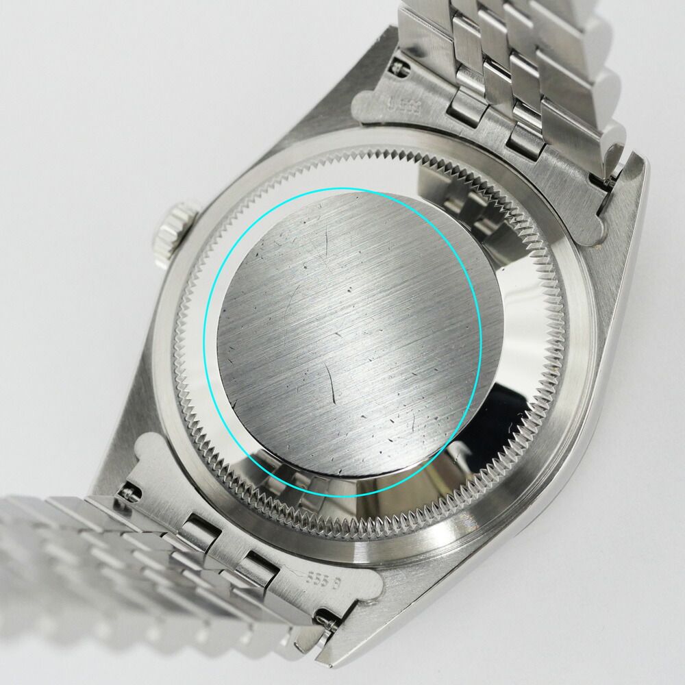 Rolex Datejust Number White Roman SS WG Automatic Winding Watch OH Polished — view 4
