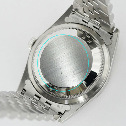 Rolex Datejust Number White Roman SS WG Automatic Winding Watch OH Polished — view 4