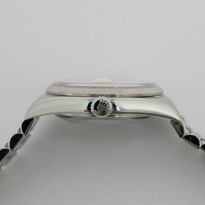 Rolex Datejust Number White Roman SS WG Automatic Winding Watch OH Polished — view 5