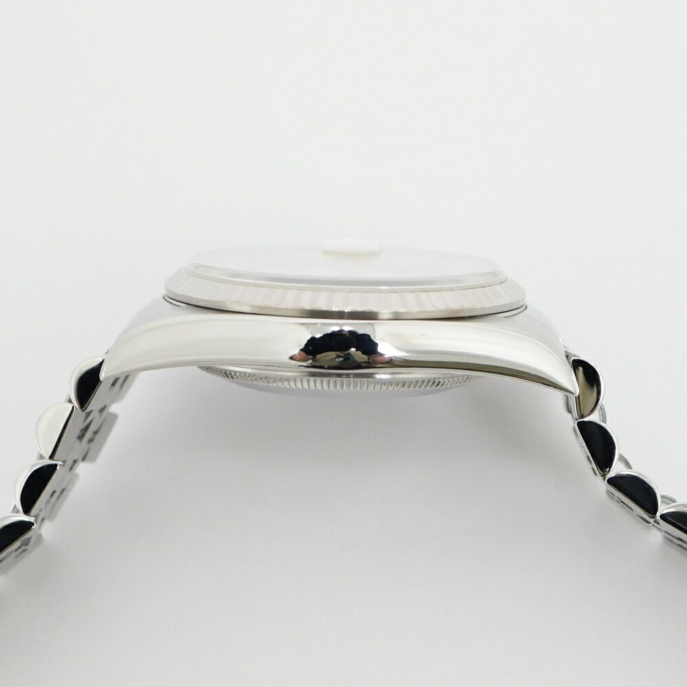 Rolex Datejust Number White Roman SS WG Automatic Winding Watch OH Polished — view 6