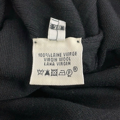 Hermes Dress 38 M Black V-neck Sleeveless Long — view 4