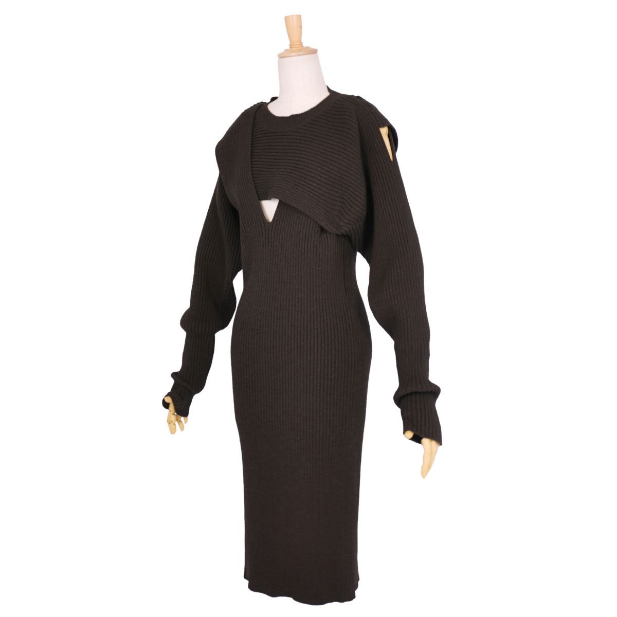 Bottega Veneta Dress Brown — view 4