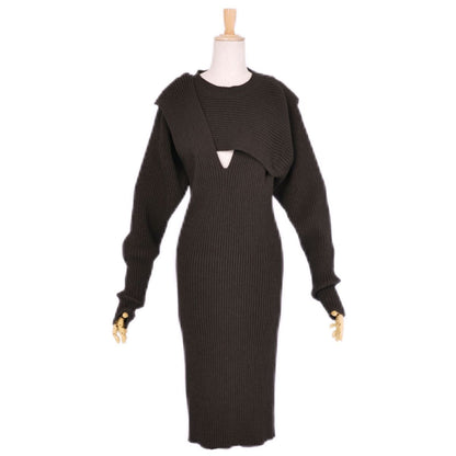 Bottega Veneta Dress Brown — view 3