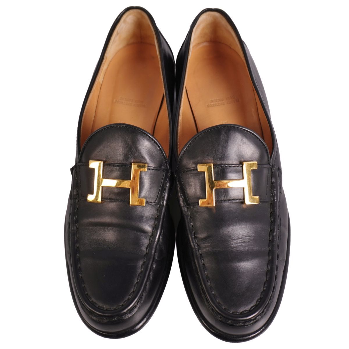 Hermes Loafers Moccasins Constance Logo les — view 4