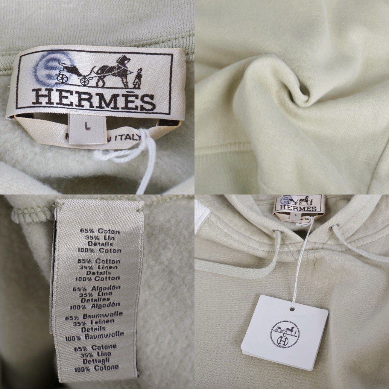 Hermes Hoodie Sweatshirt Pullover — view 5