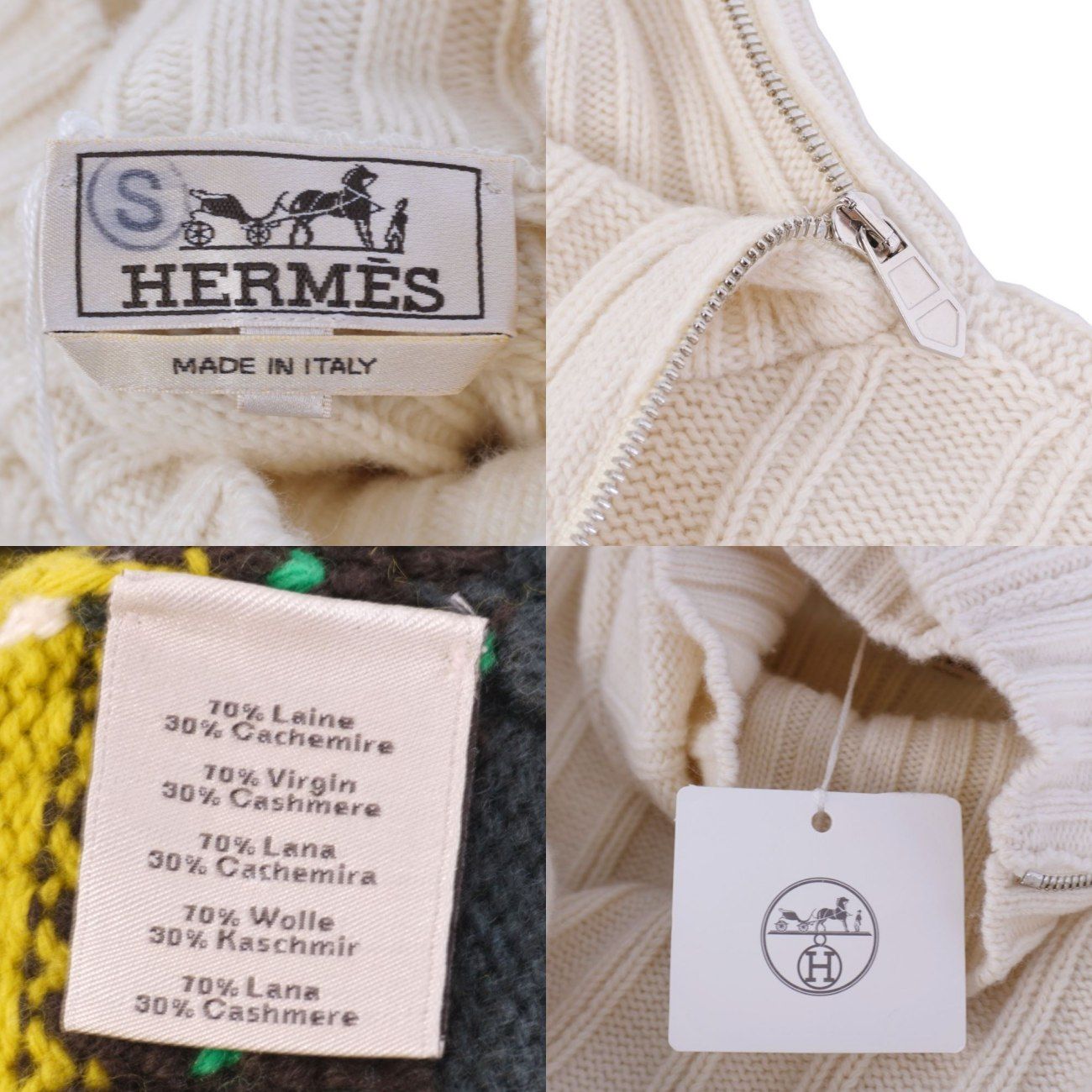Hermes Knit High Neck Sweater Long Sleeve — view 5