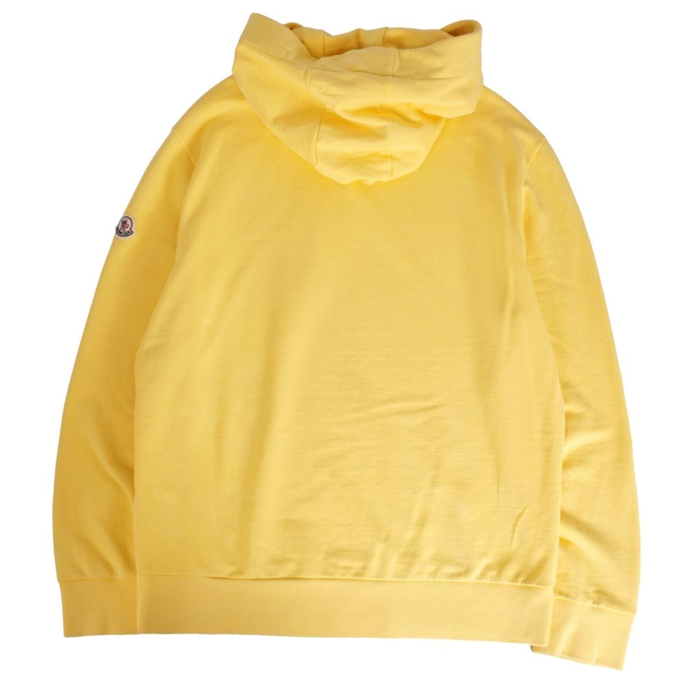 Moncler Hoodie Sweatshirt Yellow — view 3