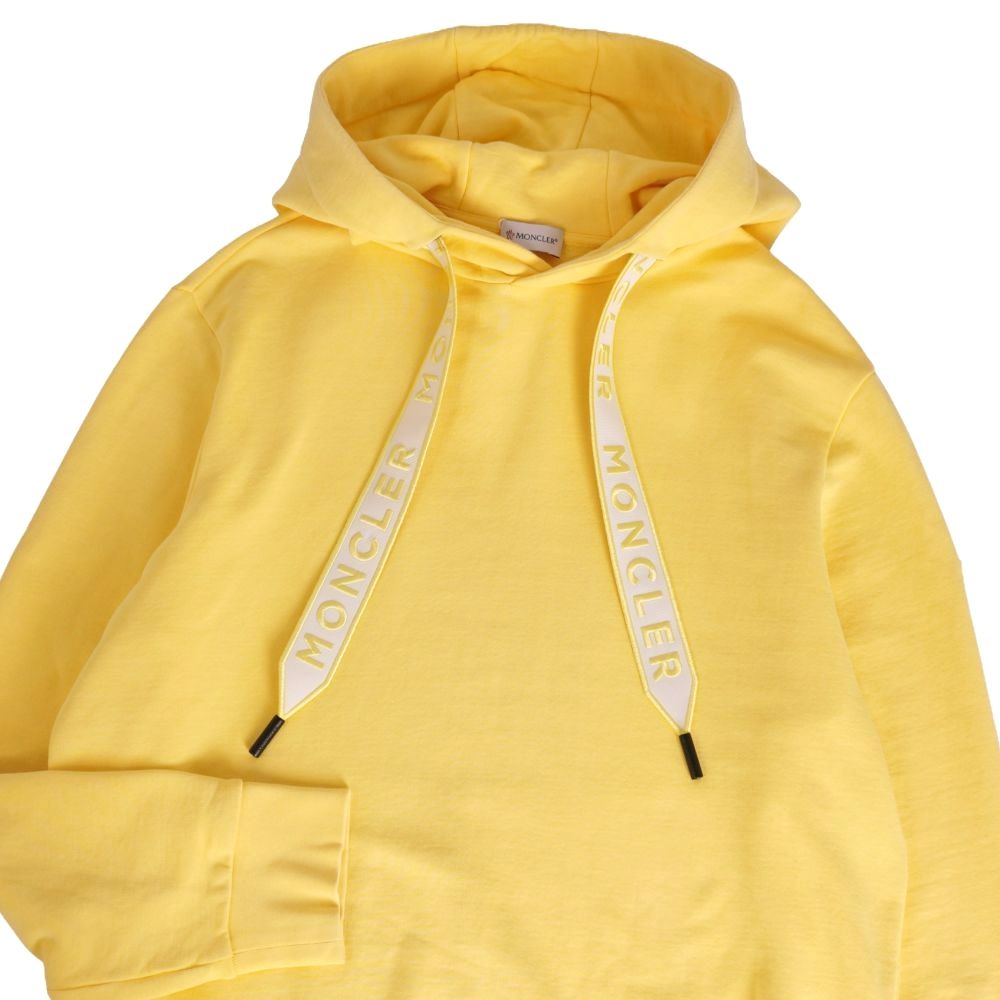 Moncler Hoodie Sweatshirt Yellow — view 2