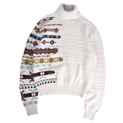 Hermes Knit Turtleneck Sweater Long Sleeve Wool