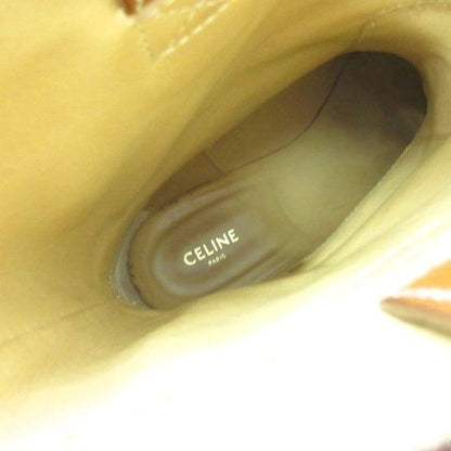 Celine Falco Ankle Boots Leather Camel — view 6