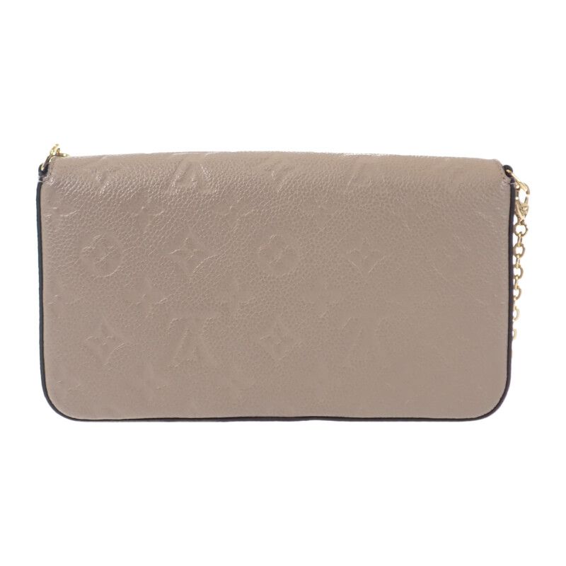 Louis Vuitton Pochette Felicity Shoulder Bag Monogram Empreinte Tourterelle — view 2