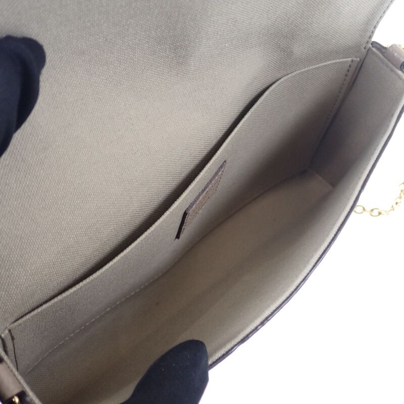 Louis Vuitton Pochette Felicity Shoulder Bag Monogram Empreinte Tourterelle — view 5