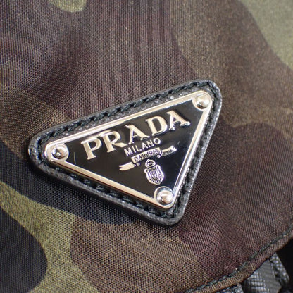 Prada Backpack Nylon Leather Tessuto Camouflage Khaki — view 8