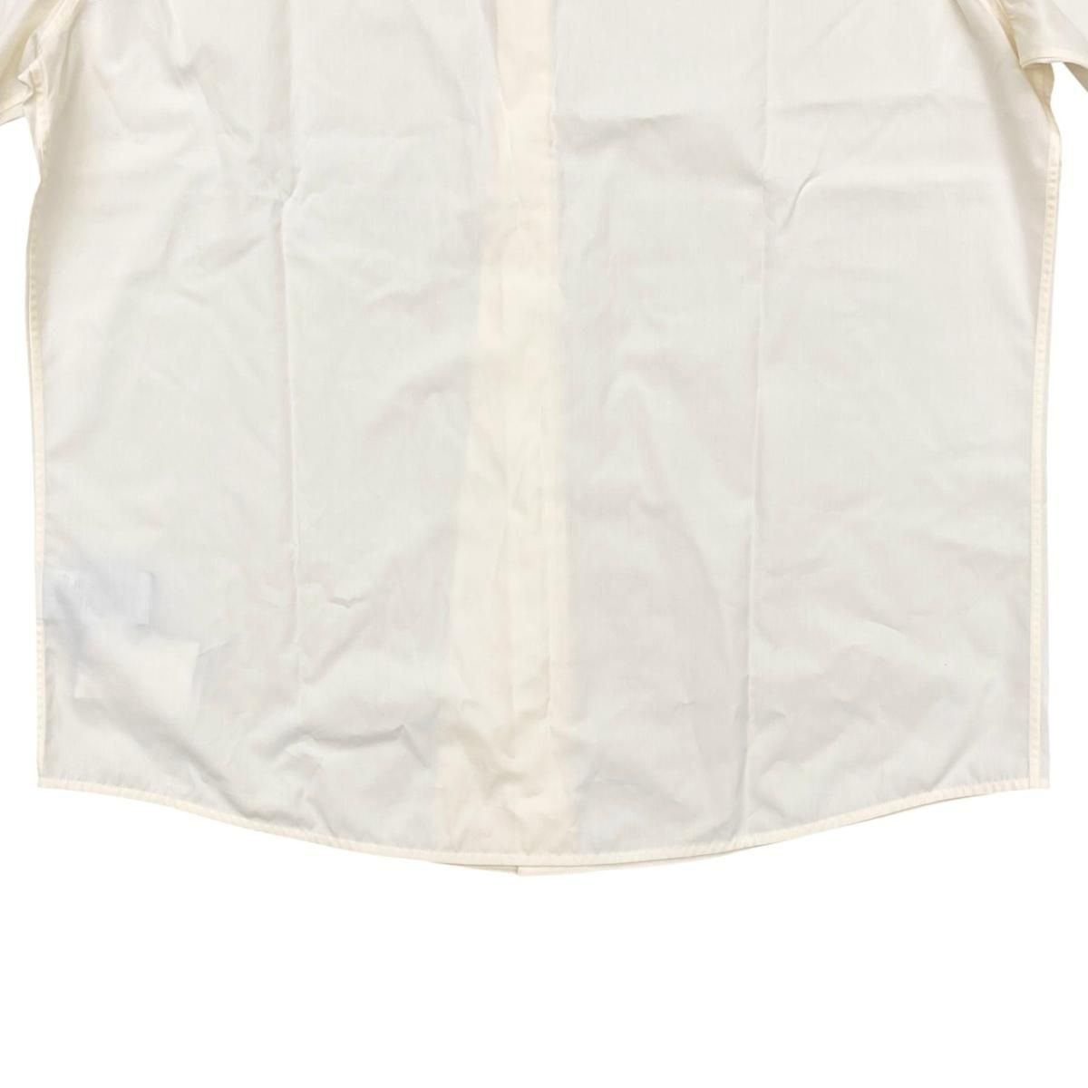 Hermes Long Sleeve Shirt Dress 43 Cotton White Beige — view 6