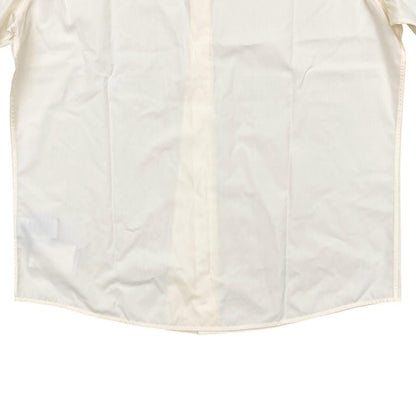 Hermes Long Sleeve Shirt Dress 43 Cotton White Beige — view 6