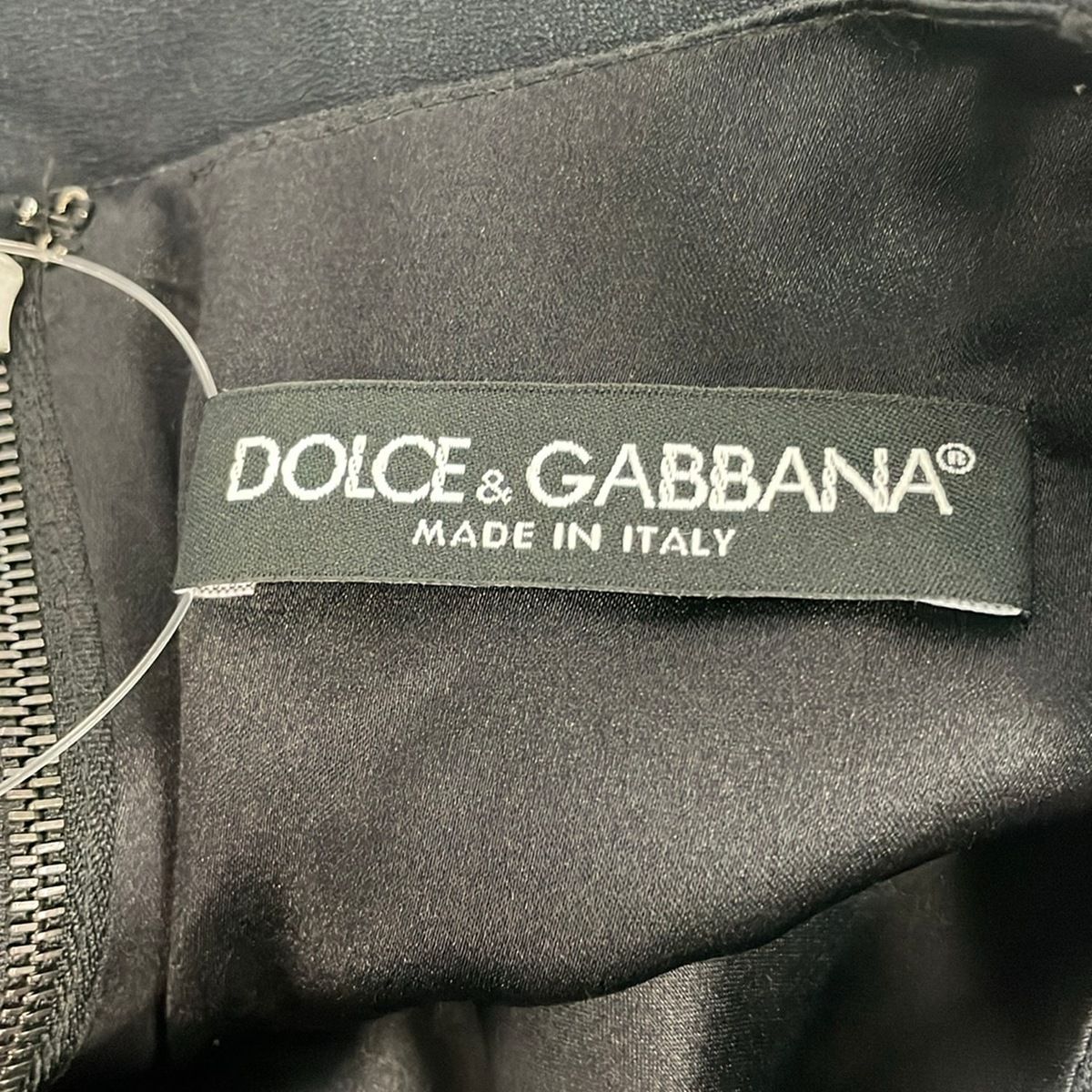 Dolce & Gabbana Dress 38 S Black Pink Multi 3/4 Sleeve Knee Length Floral — view 3