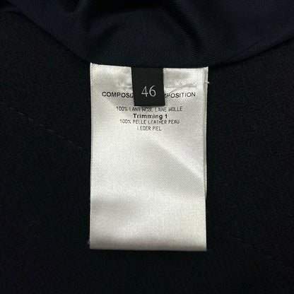 Gucci Duffle Coat 46 S Dark Navy Dark Brown Long Sleeve Winter Autumn — view 5