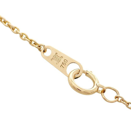 Celine Macadam Circle Pendant 18k Gold — view 8
