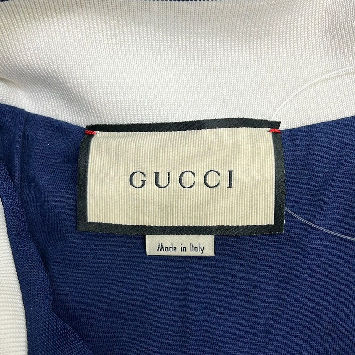 Gucci Jacket L Navy White Long Sleeve Spring Autumn — view 3