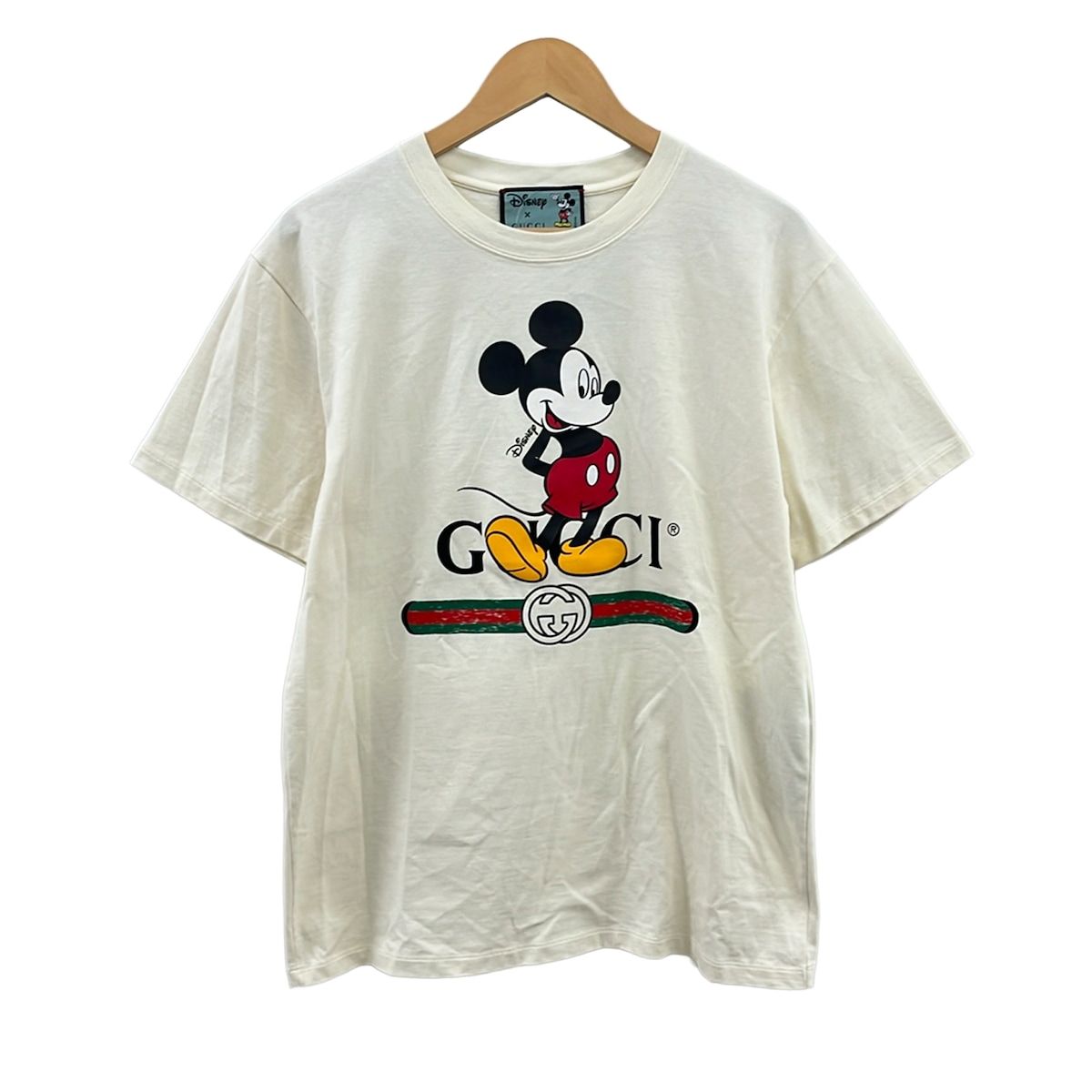 Gucci Short Sleeve T-Shirt XS Ivory Black Multi