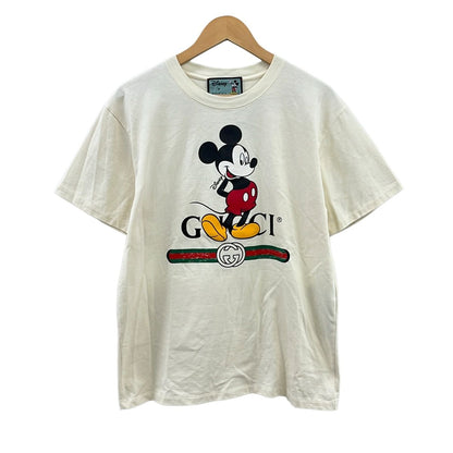 Gucci Short Sleeve T-Shirt XS Ivory Black Multi