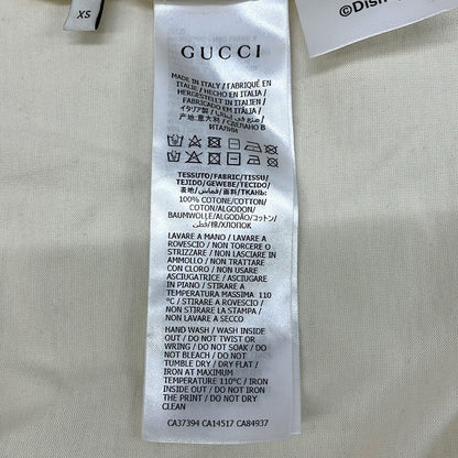 Gucci Short Sleeve T-Shirt XS Ivory Black Multi — view 4