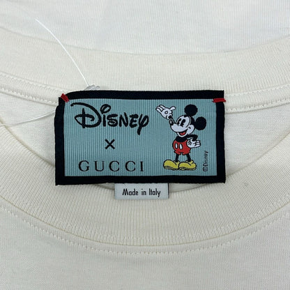 Gucci Short Sleeve T-Shirt XS Ivory Black Multi — view 3