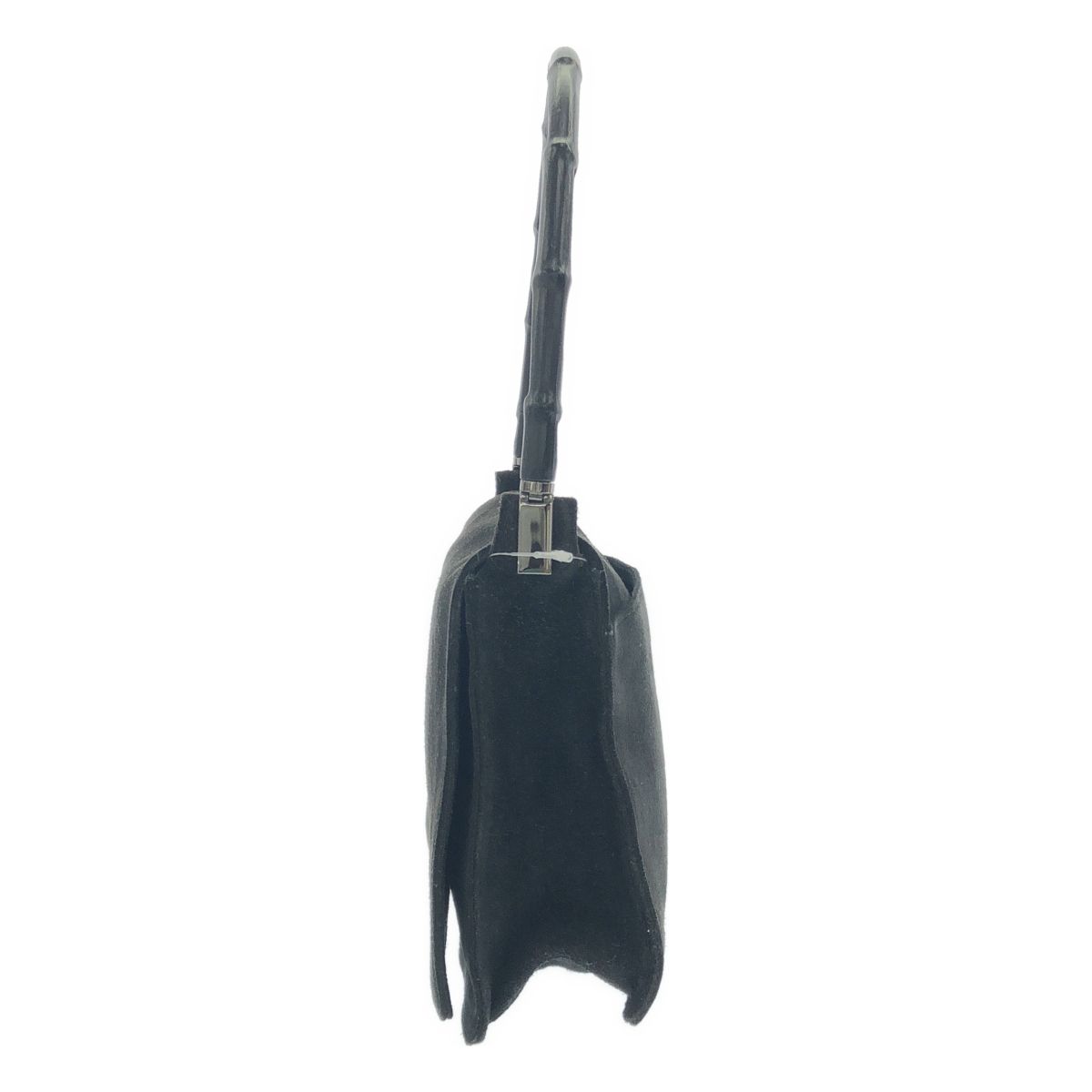 Gucci Vintage Bamboo Shoulder Bag 001 Black — view 3