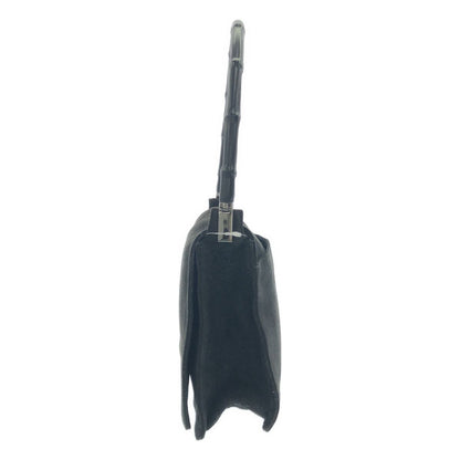 Gucci Vintage Bamboo Shoulder Bag 001 Black — view 3