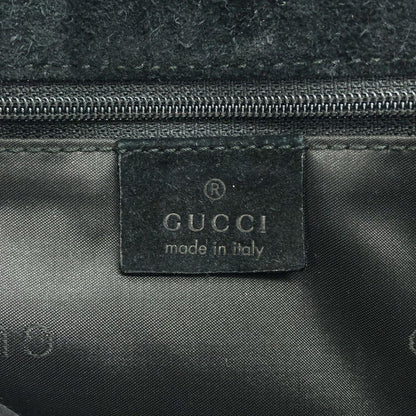 Gucci Vintage Bamboo Shoulder Bag 001 Black — view 5