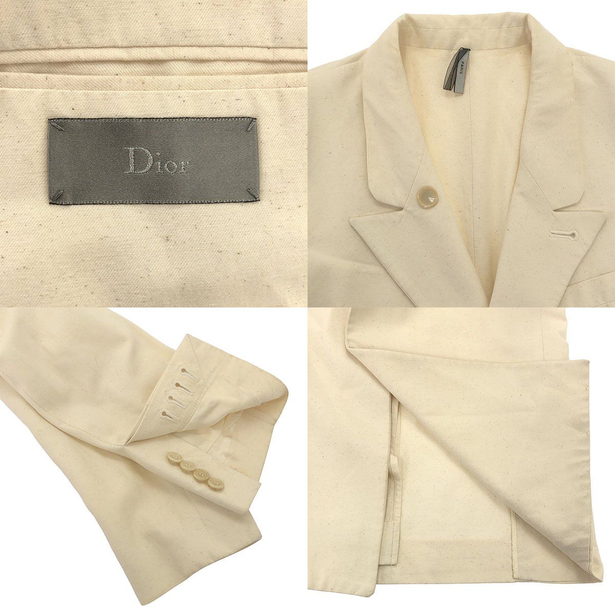 Dior Homme Jacket &pants Set Ivory 44 — view 5