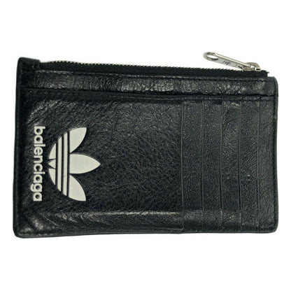 Balenciaga Adidas Fragment Leather Card Case Black