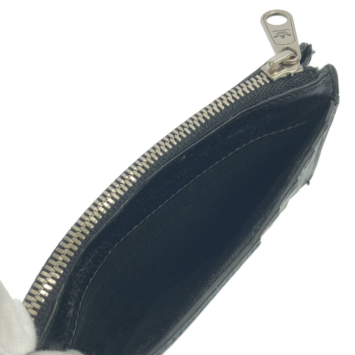 Balenciaga Adidas Fragment Leather Card Case Black — view 5