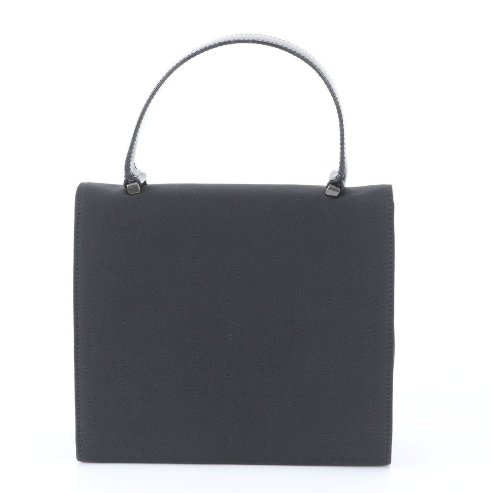 Prada Leather Nylon Handbag Tote Black — view 3