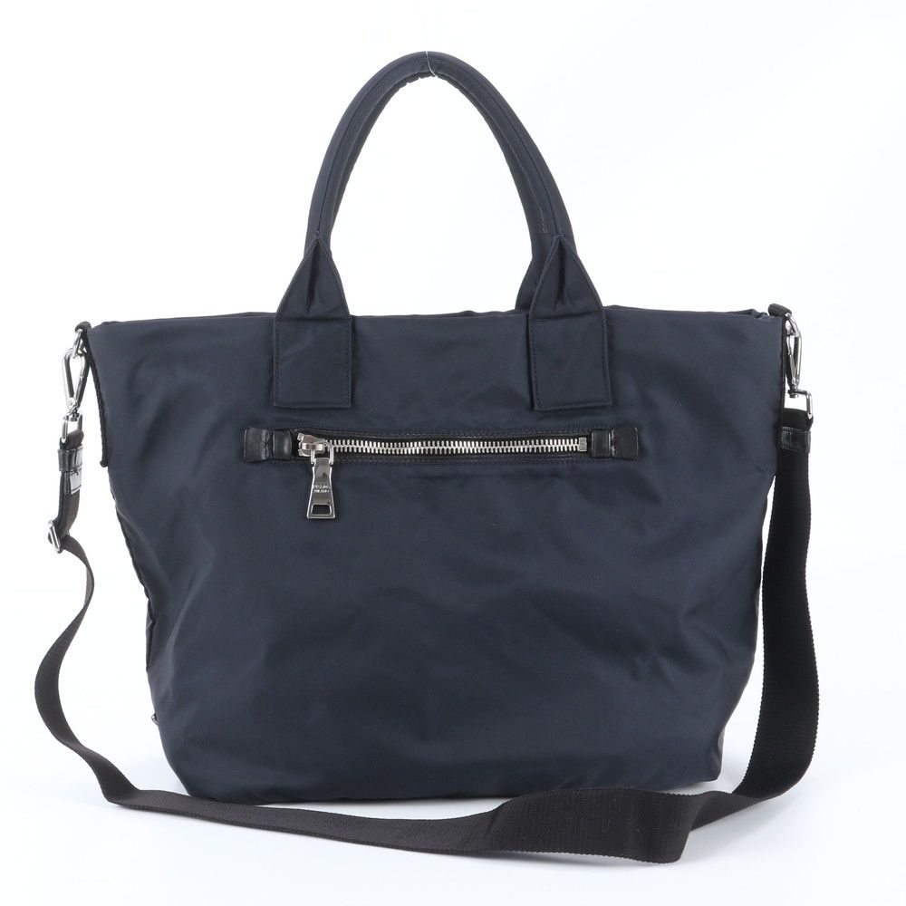 Prada Tessuto Nylon Reversible 2-Way Shoulder Bag Crossbody — view 9