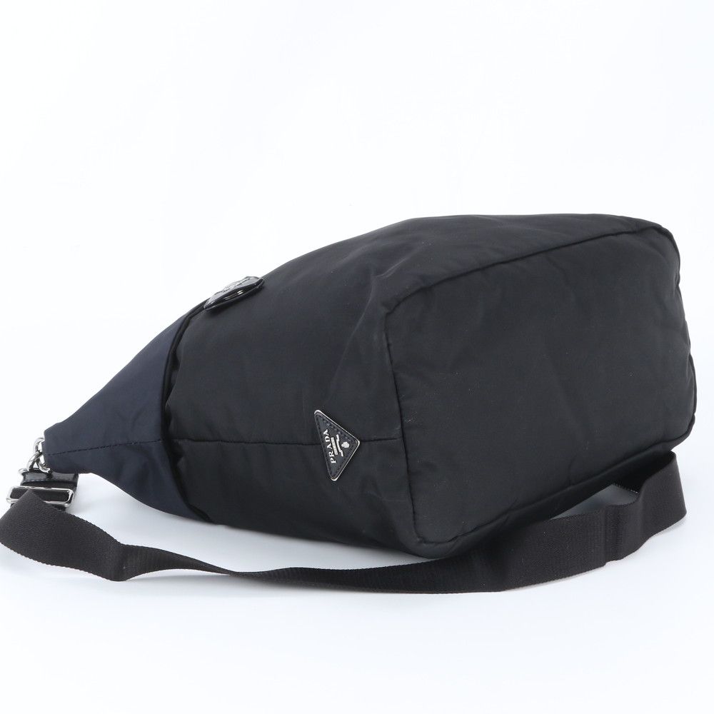 Prada Tessuto Nylon Reversible 2-Way Shoulder Bag Crossbody — view 5