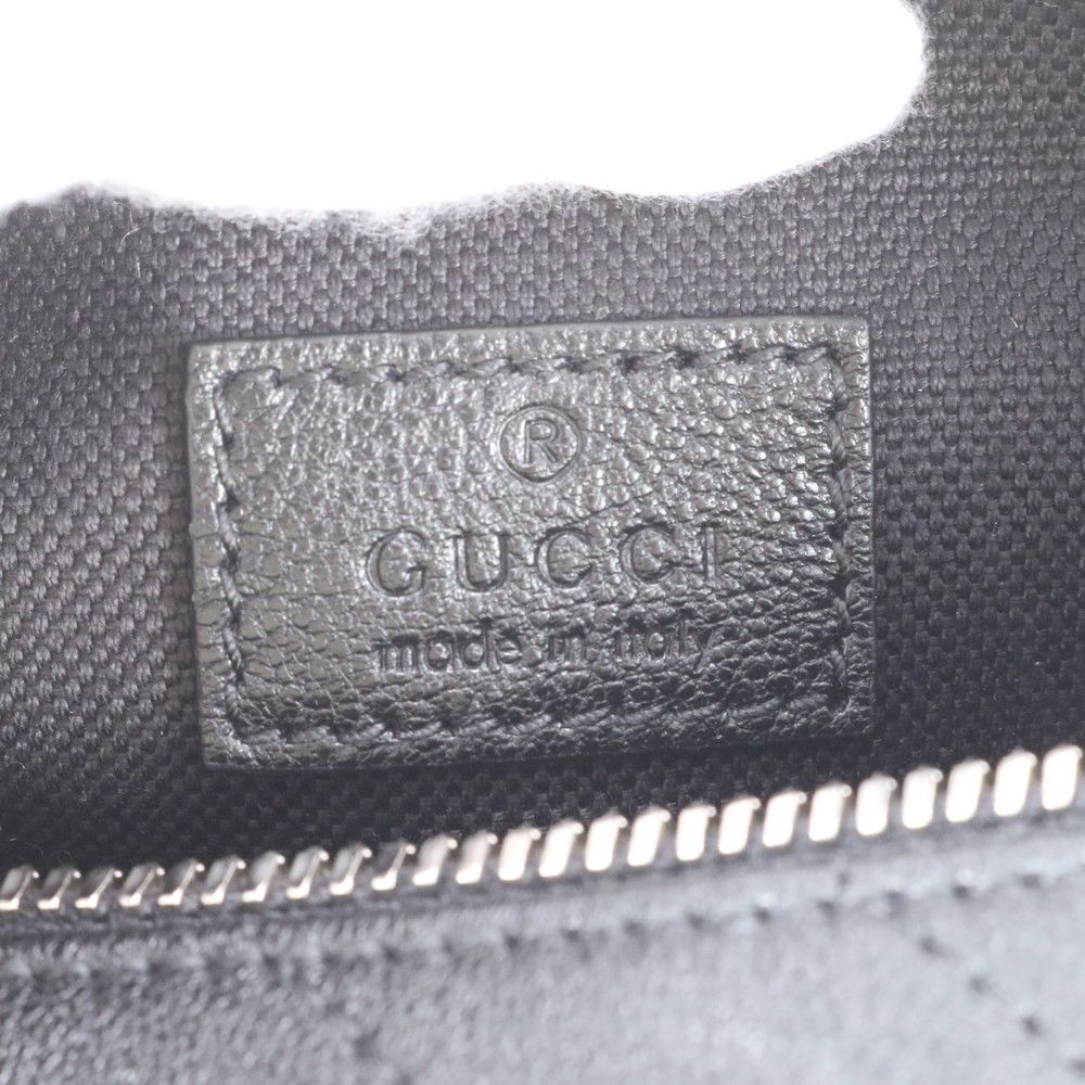 Gucci Blanc Di Leather Shoulder Bag Hand Black — view 8